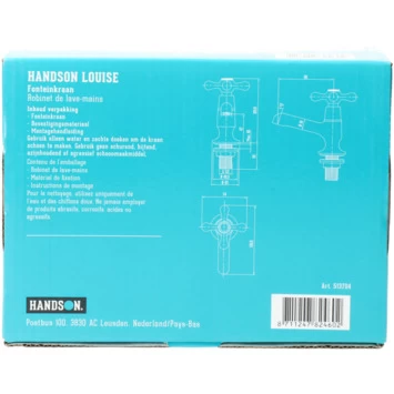 Handson Fonteinkraan Louise Met Draaiknop Chroom - Afbeelding 12