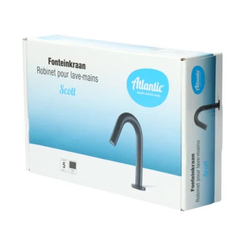 Atlantic Fonteinkraan Scott Met Draaiknop Zwart - Afbeelding 10