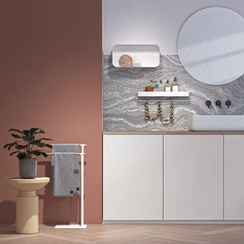 Sealskin Handdoekrek Brix Metaal Wit - Afbeelding 4