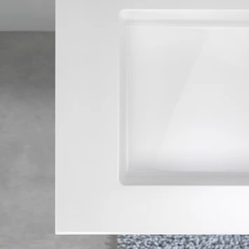 Tiger Reverse Meubelset 2x60 Cm Met 4 Lades Naturel Eik / Mat Wit Inclusief 2 Quadro Wastafels Hoogglans Wit - Afbeelding 5