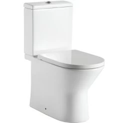 Lafiness Staand Toilet Zonder Spoelrand Wit