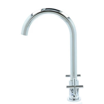 Aqualino Keukenkraan Ceronda 2-knops Chroom - Afbeelding 2