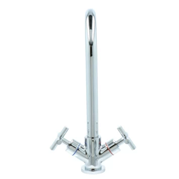 Aqualino Keukenkraan Ceronda 2-knops Chroom - Afbeelding 4