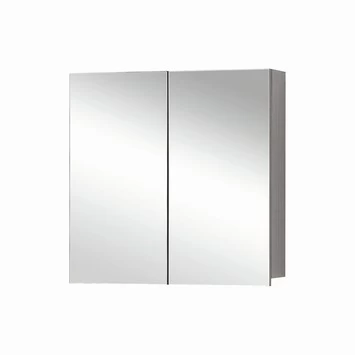 GAMMA Style Spiegelkast Eiken Donkergrijs 90 Cm
