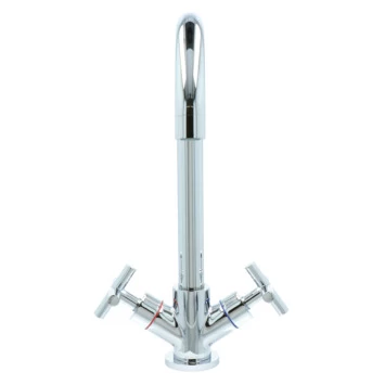 Aqualino Keukenkraan Ceronda 2-knops Chroom - Afbeelding 8