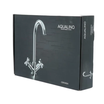 Aqualino Keukenkraan Ceronda 2-knops Chroom - Afbeelding 12