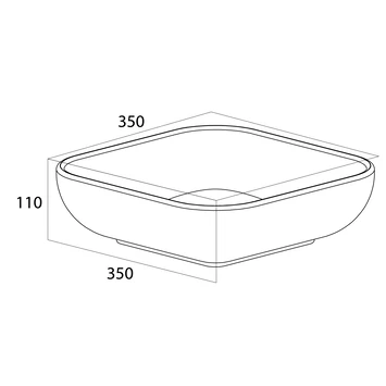 Tiger Karlo Badkamermeubelset 80 Cm Chalet Eik Met Wit Houten Wasblad En Glanzend Witte Keramische Waskom - Afbeelding 5