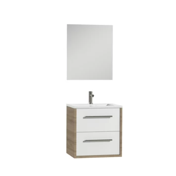 Tiger Badmeubelset Boston 60cm Wit Met Spiegel - Afbeelding 2