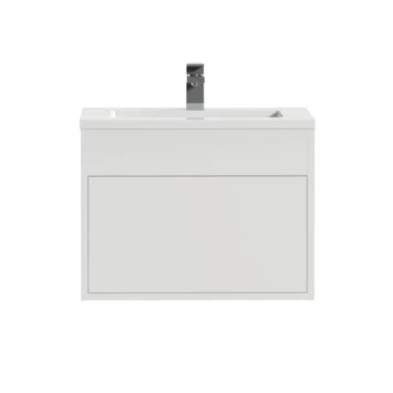 Tiger Helsinki Badkamermeubel 60 Cm Hoogglans Wit Met Wastafel Polybeton Wit - Afbeelding 2