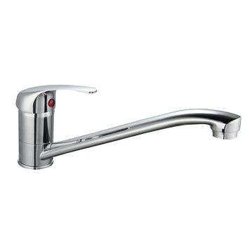 OK Keukenkraan Met Lage Rechte Uitloop En Hendel Chroom