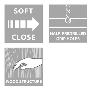 Tiger Badkamermeubel Studio 60cm Hoogglans Wit/witte Waskom Met Ronde Greep - Afbeelding 4