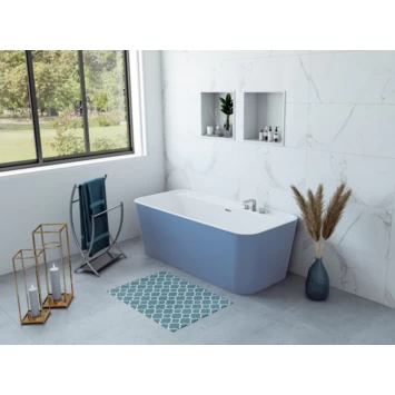 Allibert Bad Kolora Vrijstaand Blauw Mat 170x78 Cm - Afbeelding 2