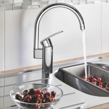 Grohe Keukenkraan Wave Cosmopolitan Met Hendel En C-uitloop Chroom - Afbeelding 4