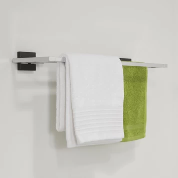 Tiger Dubbel Handdoekrek Zenna Chroom/Wengé - Afbeelding 3