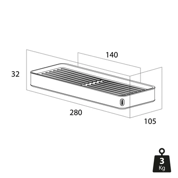 Tiger Planchet Carv 28 Cm Zwart - Afbeelding 10