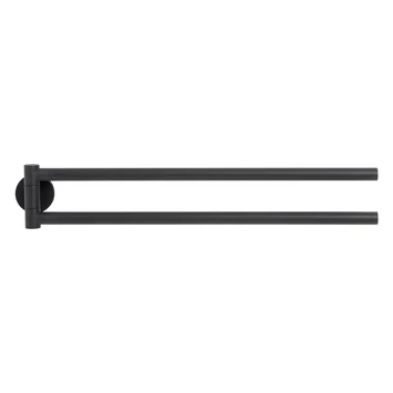 Tiger Handdoekhouder Noon 2-armig Zwart - Afbeelding 2