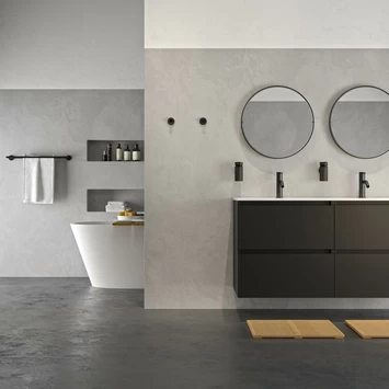 Tiger Handdoekhouder Noon Dubbel Zwart - Afbeelding 4