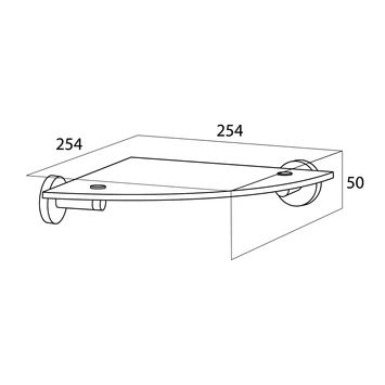 Tiger Hoekplanchet Boston Chroom - Afbeelding 4