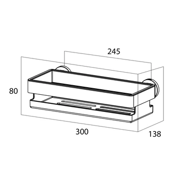 Tiger Noon Douchemand 30 X 8 X 13,8 Cm Inox - Afbeelding 5