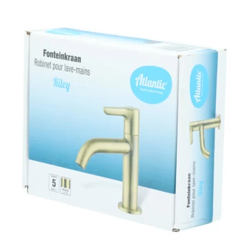 Atlantic Fonteinkraan Riley Met Hendel Messing - Afbeelding 10