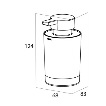 Tiger Vrijstaande Zeepdispenser Tune RVS - Afbeelding 3