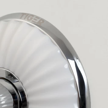 Tiger Ivy Beweegbare Handdoekring Chroom/wit - Afbeelding 3