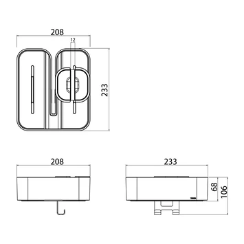 Tiger Douchemand Voor Douchewand 2-store Wit - Afbeelding 10