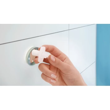 Tesa Handdoekhouder Moon 2-armig Flexibel - Afbeelding 5