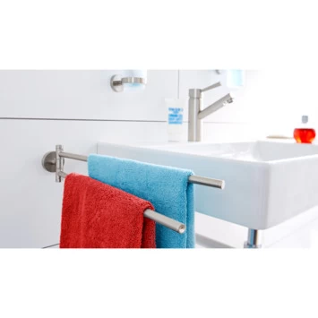 Tesa Handdoekhouder Moon 2-armig Flexibel - Afbeelding 7