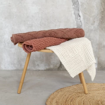 Sealskin Badmat Delhi 60x60cm Donkerroze - Afbeelding 5