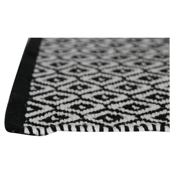 Differnz Badmat Wales Zwart Wit 50x80 Cm - Afbeelding 2