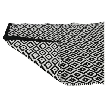 Differnz Badmat Wales Zwart Wit 50x80 Cm - Afbeelding 3