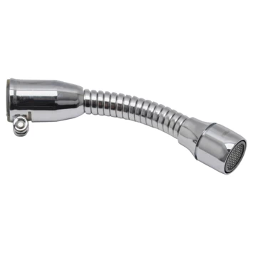 Sanivesk Kraanslang Universeel + Slangklem Chroom