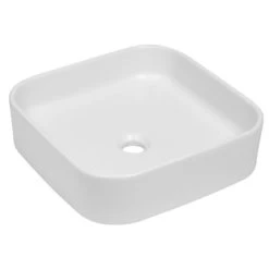 Plieger Wastafel Fresno Opbouw Mat Wit 42x42x11.5 Cm