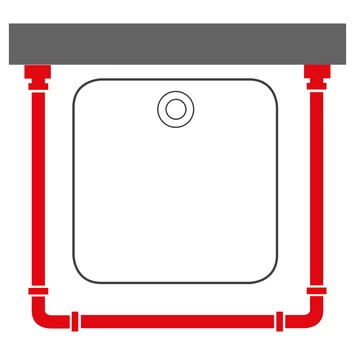 Sealskin Douchegordijnstang Seallux Combi Mat Aluminium - Afbeelding 4