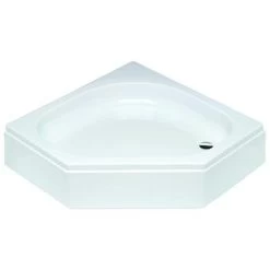 Sealskin Douchebak Optimo 5-hoek Hoekinstap Opbouw 90x90x26 Cm