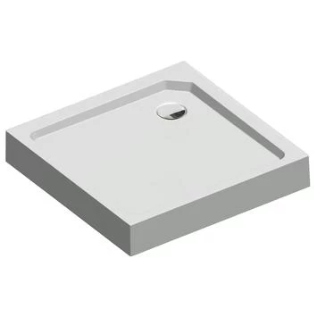 Sealskin Douchebak Fusion Vierkant Opbouw 80x80x14 Cm Wit