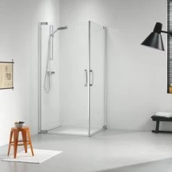 Sealskin Swingdeur Voor Hoekinstap Impact 100x195 Cm Chroom