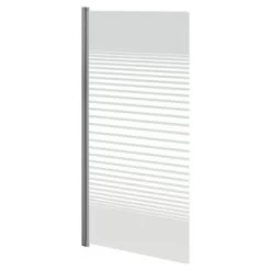 Go By Van Marcke Badwand Ammos 1-delig 75 X 130 Cm Helder Chroom