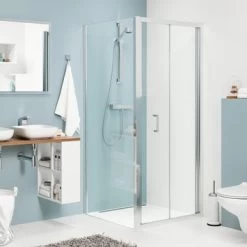 Sealskin Douchecabine Met Vouwdeur Compact 80x195 Cm Chroom