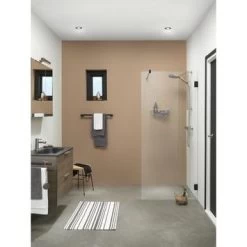 Sealskin Inloopdouche I AM A3 100x200 Cm Zwart