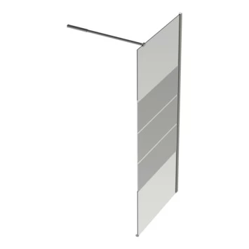 Van Marcke Micha Vaste Douchewand Met Muurprofiel 8mm Easy-clean 140x200