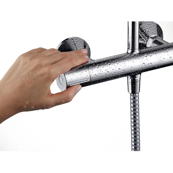 Hansgrohe Douchesysteem Vernis Blend 200 Met Thermostaatkraan Chroom - Afbeelding 4