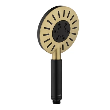 Tiger Doucheset Akcent 3 Straalstanden Zwart/messing - Afbeelding 2