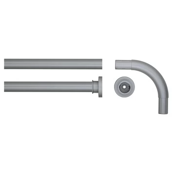 Sealskin Douchegordijnstang Seallux Hoekstang Aluminium 90x90 Cm