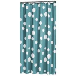 Sealskin Douchegordijn Bubbles Aqua PVC 200x180 Cm