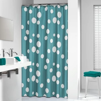 Sealskin Douchegordijn Bubbles Aqua PVC 200x180 Cm - Afbeelding 2