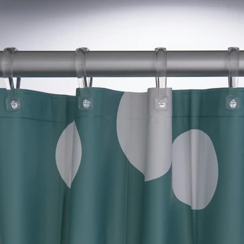Sealskin Douchegordijn Bubbles Aqua PVC 200x180 Cm - Afbeelding 3