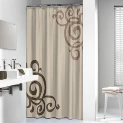 Sealskin Douchegordijn Duchess 180x200 Cm Ecru