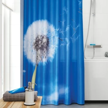 Sealskin Douchegordijn Blow Ball Blauw 180x200 Cm - Afbeelding 3